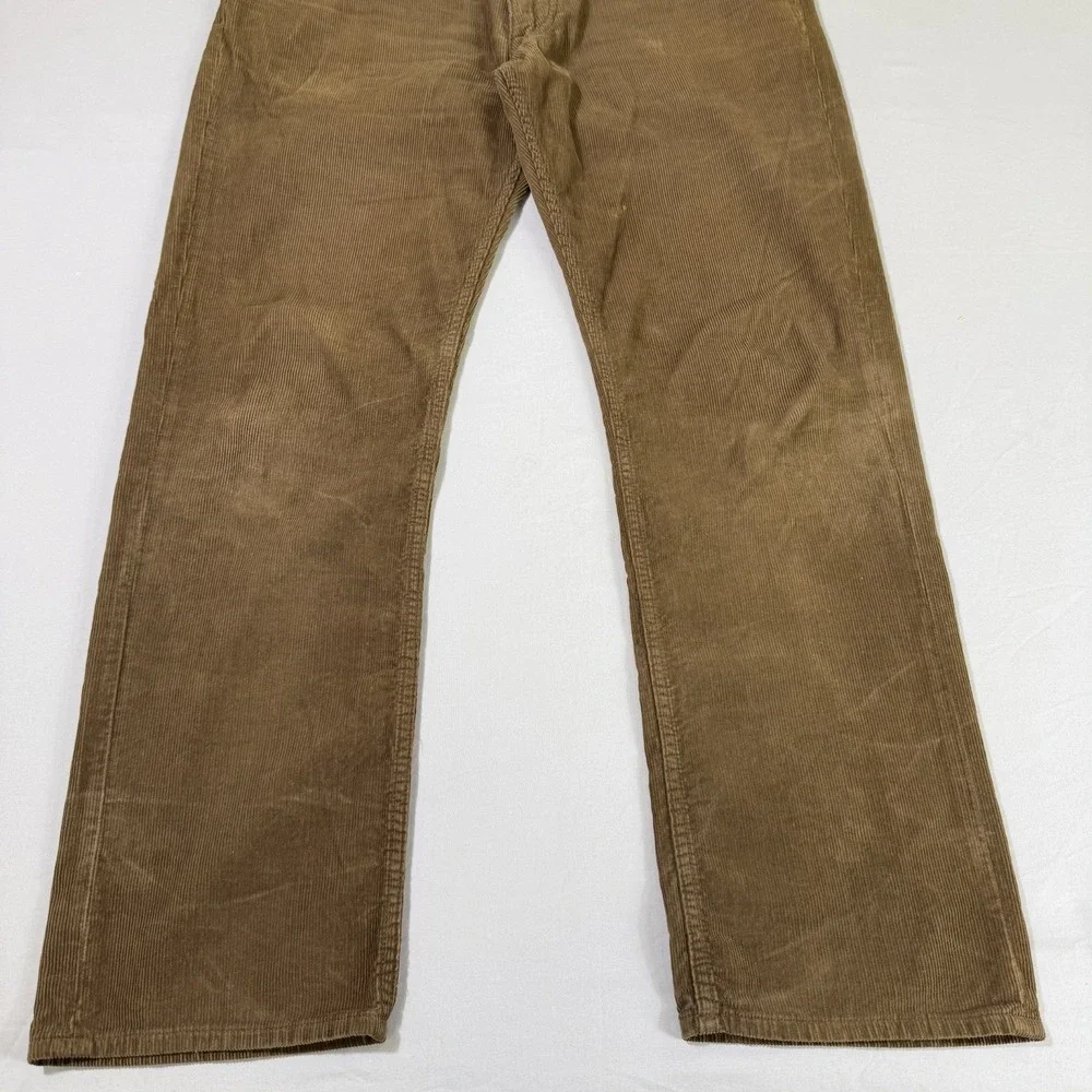 Polo Ralph‎ Lauren Pants Men's 34x30 Brown Corduroy The Hampton Straight Preppy